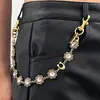 Corrente de calça de moda versátil transfronteiriça acessório de alta qualidade personalidade tendência corrente pendurada ajustável corrente de cintura tendência de rua corrente de cintura