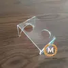 Soporte de Exhibición de Vasos de Avión Acrílico Transparente Av Vibrador Suministros para Adultos Soporte Masajeador Cilíndrico Vaso Soporte Pequeño