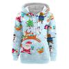 2021 Nuevo de Moda Dibujos Animados Navidad Moda Impresión Digital 3D Sudadera con Capucha Casual para Hombres y Mujeres