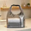 Neceser impermeable, bolsa con cordón de gran capacidad, bolsa de almacenamiento para ropa de natación y fitness, bolsa de almacenamiento unisex para viajes al aire libre