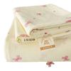 Lençol de Cama de Gaze Dupla Classe A para Maternidade e Bebê Peça Única Lençol de Cama de Algodão Lavado Lençol de Cama para Dormitório de Estudante Conjunto de Roupa de Cama de Três Peças