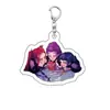 Llavero Acrílico Demon Slayer Colgante Transfronterizo Mochila Venta al por Mayor Regalo Grupo de Chicas Estudiantes Mercancía de Anime