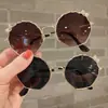 Novos óculos de sol infantis com laço fofo atacado moda all-match óculos de sol infantis óculos de metal