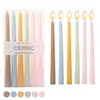 Velas Cônicas Longas de 10 polegadas na Cor Dopamina Atacado Personalizado para Casa Casamentos Românticos Hastes Pontiagudas para Velas Transfronteiriço