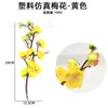 Galhos de Flor de Ameixeira Artificial e Flores de Pessegueiro, Decorações de Bolo de Aniversário DIY Estilo Chinês, Pequenos Enfeites para Banquetes de Aniversário, Adereços Florais para Salão de Casamento, Pequenos Enfeites