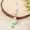 Bolsa de moedas de brocado de música pingente amuleto reunir bênçãos bolsa da sorte ornamento portátil para pendurar atrair riqueza estilo chinês atmosfera de combinação Hanfu presente