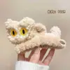 Nuevo Clip de Garra de Gato Lindo Otoño e Invierno Dibujos Animados Versátil Grande de Felpa Pinza de Tiburón Accesorios para el Cabello Venta al por Mayor