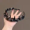 Diadema de Malla para Mujer, Cara de Calavera Alta, Pinza para Lavado de Cara, Diadema 2025 Nueva, Elegante, Moderna, Presión para el Cabello, Antideslizante, Accesorios para la Cabeza
