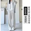 Estilo Relaxado Calças Largas Femininas Verão Finas Cintura Alta Dagging Soltas Novo Estilo Barril Reto Yamamoto Estilo Japonês Casual Caminhada