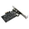 Tarjeta de Expansión PCIe a 1394 de 4 Puertos, Tarjeta Firewire 1394A de 3 Puertos con Chip Vt6307, Soporta Cámaras DV