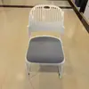 Cadeira Bowia Simples de Aço Sólido e Plástico para Escritório, Staff, Conferência, Treinamento, Galvanizada, para Computador, Notícias
