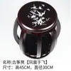 Taburete de madera maciza guzheng taburete redondo taburete de tambor taburete de mesa de comedor chino varios estilos mesa de té taburete pequeño bajo fuerte y duradero estampado