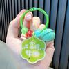 Llavero creativo con etiqueta de bendición, cubo diario para ganar oro, colgante pequeño y fresco para mochila escolar, llavero para llave de coche, pequeño regalo