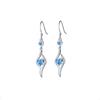 Aretes de Plata Esterlina Estilo Coreano, Aretes de Moda, Estilo de Lujo Accesible Ins, Ganchos Largos para las Orejas, Borlas Simples, Aretes de Plata Pura 999
