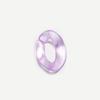 Venta al por mayor de fábrica 17x 23 mm plástico acrílico transparente color esmerilado anillo abierto diy equipaje cadena de teléfono móvil accesorios