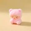 Criativo Cartoon Flocking Yun Meng Meng Acessórios para bonecas de grãos Saco cego vivo Caixa cega Decorações para mesa de escritório Pequenos ornamentos