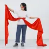 Dança seda vermelha grande pano de seda vermelho yangko fita de seda vermelha fita fita tambor de cintura cinto de kung fu fita de dança