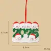 2026 Pingente de Resina de Natal para Família DIY Nome Escrito à Mão Osso de Cachorro de Natal Decoração de Árvore de Natal Personalização