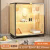 Villa para gatos jaula para gatos, lujosa casa de madera para gatos con puerta de cristal, casa para gatos con arenero integrado, nido para gatos transpirable y ahorrador de espacio