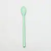 En Stock cuchara para mezclar agua con azúcar para niños grado alimenticio FDA color caramelo melamina tienda de té con leche postre cuchara de mango largo