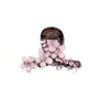 Presilha de Flor Doce de Alta Qualidade Leve Luxuosa Elegante para Meio Cabelo Pinça de Tubarão Nova Clip para Franja Queda de Cerejeira Acessório de Cabeça