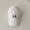 Gorra de Béisbol Bordada con Letras Estilo Coreano para Mujer, Primavera y Verano, Adelgazante, Casual, Sombrero de Sol Versátil