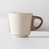 Taza de cerámica estilo chino con ceniza vegetal para oficina, taza de té, taza de café para uso en casa y oficina, doble propósito para té y café, juego en caja de regalo, personalizable