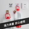 Ganchos de Enchufe de Dibujos Animados Súper Lindos para el Hogar, No Requieren Taladro, Ganchos Creativos de Enchufe de Almacenamiento de Plástico, Suministros de Ganchos para Enchufes