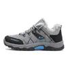 Zapatos de Exterior para Hombre Otoño e Invierno Impermeables, Antideslizantes y Resistentes al Desgaste Zapatos de Senderismo para Hombres de Mediana Edad Cálidos y de Terciopelo Zapatos de Viaje Zapatos de Papá