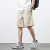 Shorts Casuais Masculinos Plus Size de Seda Gelo, Estilo Fino, Calças de Cinco Pontos Extra Grandes, Verão 2026