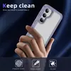 Adequado para capa de celular Samsung S25, capa de celular Samsung S24 Ultra fosca dois em um, capa protetora antiderrapante A54