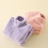 Cardigã primavera e outono gola alta feminina top quente roupas infantis jaqueta infantil de fleece polar moda masculina roupa de outono com forro de fleece