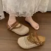 Mules Tejidos de Suela Gruesa Estilo Birkenstock para Mujer, Nuevas Sandalias Mary Jane de Moda de Gama Alta Verano 2026