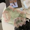 Charme Roxo Nevoeiro~Calcinhas de Renda Sexy para Mulheres, Cintura Baixa, Tamanho Plus, Desejo Puro, Respirável, Forro 100% Algodão, Nova Calcinha Triângulo Feminina
