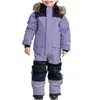 Novo Macacão de Ski Infantil de Uma Peça para Uso Externo no Inverno, Resistente ao Frio e ao Vento, Macacão de Ski Espesso, Quente e Luminoso para Homens e Mulheres