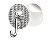 Gancho Adhesivo de Lujo Ligero, Fuerte Soporte de Carga, Gancho Adhesivo para Baño Inodoro Sin Perforaciones, Gancho para Toalla Sin Rastro para Pared o Detrás de la Puerta, Sin Clavos