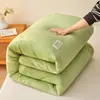 Manta gruesa de vellón de leche de doble cara, manta de franela para primavera/otoño, manta de vellón de cordero para invierno, núcleo de manta para dormitorio, comercio electrónico transfronterizo