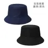 Sombrero de Pescador de Color Sólido Doble Cara con Logo Impreso Personalizado Sombrero Publicitario para Agencia de Viajes Protección Solar de Verano Sombrero tipo Cubeta para Viajes de Primavera y Otoño