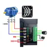 Convertidor de Frecuencia Vectorial Pequeño Regulación de Velocidad de Motor Asíncrono Trifásico T13-750W-12-H Monofásico 220V a 380V