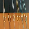 Cordões para Pingentes Atacado, Tiras de Pescoço Multicor, Cordões Trançados Ajustáveis para Jade e Ágata, Cordões de Jade Premium