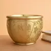 Enfeites de Cilindro de Latão, Cilindro de Cem Bênçãos de Cobre, Cilindro de Chá, Xícara de Cem Bênçãos Embossada, Tigela de Tesouro, Enfeites de Escritório, Venda Direta da Fábrica