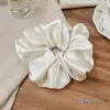 Anel de Cabelo de Cetim Liso Colorido Elegante para Cabelo Tipo Intestino Grande Feminino Elástico Alto Corda de Cabelo para Rabo de Cavalo Acessórios de Cabelo Novo Estilo 2025 Sem Danificar o Cabelo