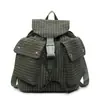 Mochila de Cordón a Cuadros Coreana para Mujer Verano 2025 Nicho Ligera Casual Deportiva Montañismo Mochila de Viaje