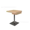 Mesa de Comedor y Sillas Personalizadas para Cuencos de Arroz para Restaurantes, Fonderías, Cadenas de Snacks con Cajones, Juego de Mesa y Sillas Comerciales de Madera Maciza