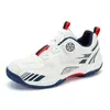 Zapatillas Casuales de Bádminton con Hebilla Giratoria Transfronteriza Transpirables Estilo Pareja Ligeras Tenis de Mesa Zapatillas de Entrenamiento de Tenis para Hombre