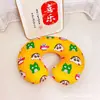 Pincel Pequeno Novo Travesseiro em U Travesseiro de Pescoço para Viagem Travesseiro em U para Avião Almofada Portátil para Pescoço Artefato para Dormir no Carro