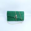 Clutch Feminina Transfronteiriça Bolsa de Noite em V Moda Fresca Corrente Transversal Bolsa de Ombro Festa Casamento Bolsa de Noite