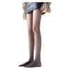 Medias Ultra-Delgadas para Piernas al Aire de Primavera y Otoño con un Sensual Diseño de Encaje de Raya Vertical, Calcetines Rayados Transparentes Sexys Blancos