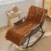 Cojín Grueso de Felpa para Sillón Reclinable Rayado Acolchado con Terciopelo Adicional Más Algodón Plegable Cojín para Sofá Perezoso Silla Mecedora Todo en Uno