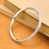 Pulseira Superior Sense Banhado a Prata Grande Muralha Anel Mobius Pulseira Masculina Banhada a Prata Masculino Nicho Masculino Pulseira Masculina